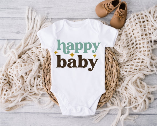 Happy Baby Vest/Baby Grow