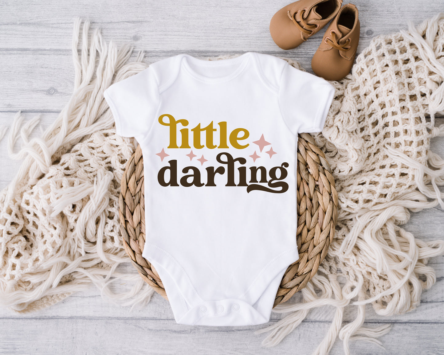 Little Darling Vest/Baby Grow