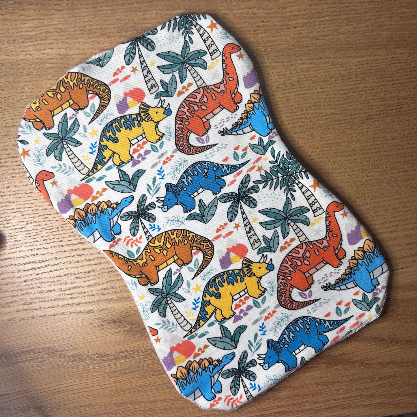 Dino Parade Burp Cloth