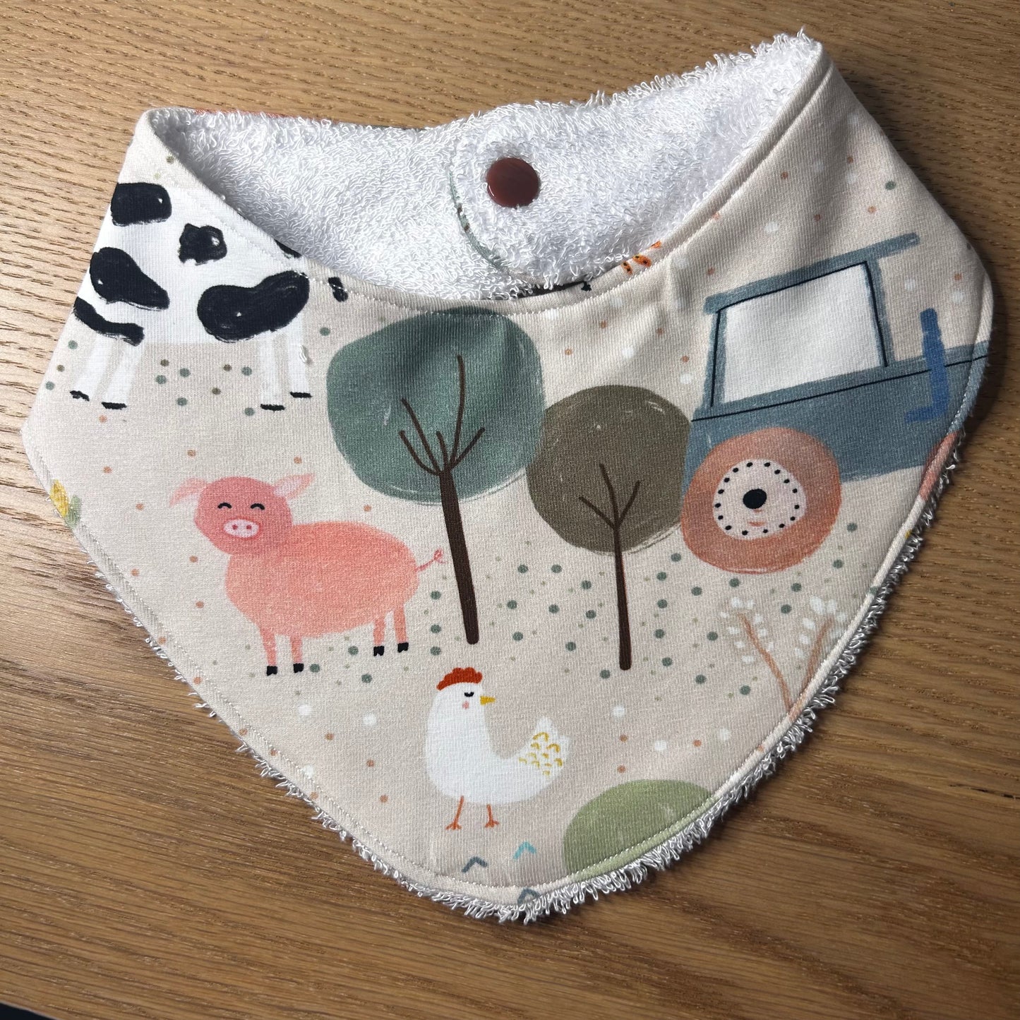 Neutral Farmyard Bib